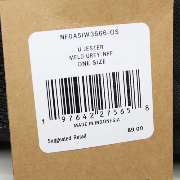 The North Face Unisex Jester Day Pack Travel Hike Student Backpack Black/ Grey - Picture 5 of 7